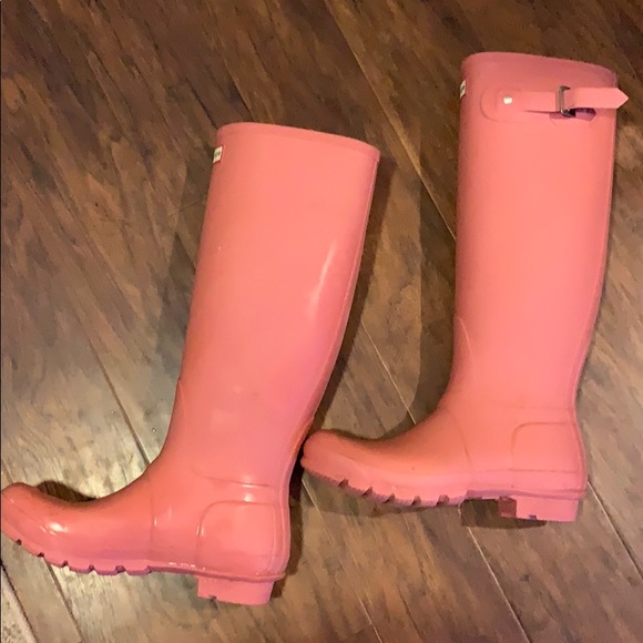 Hunter | Shoes | Hunter Rainboots Pink 